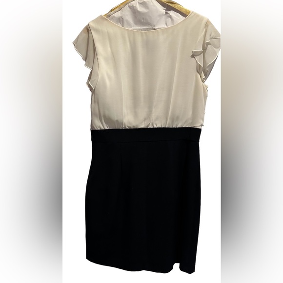 By & By black & off white knee length dress 👗 - Picture 2 of 7